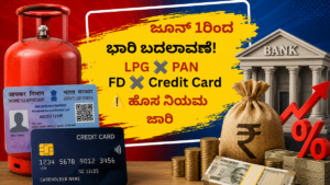 June 1 New Rules LPG PAN Card Credit Card FD Changes